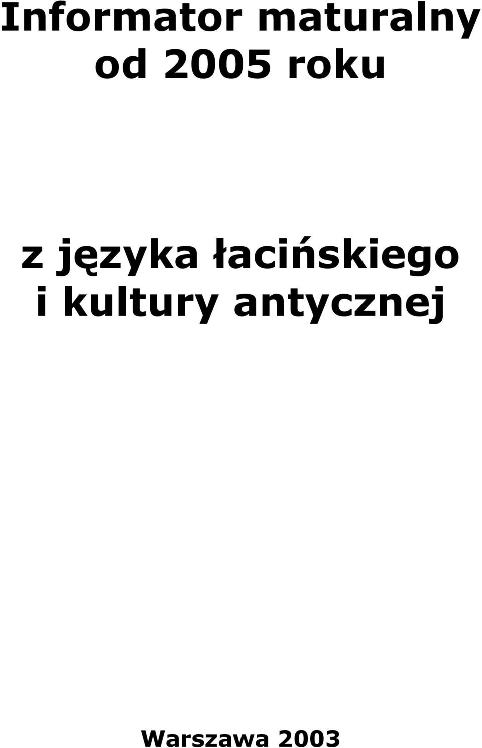 łacińskiego i kultury