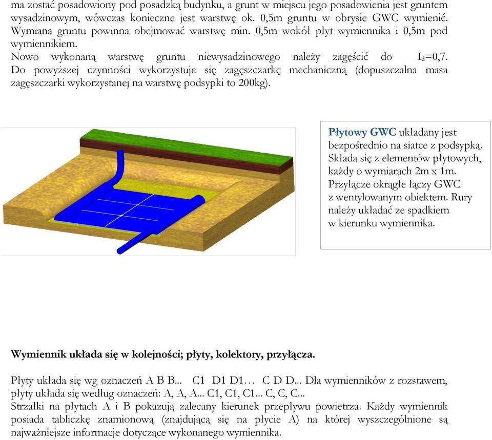 Do powyższej czynności wykorzystuje się zagęszczarkę mechaniczną (dopuszczalna masa zagęszczarki wykorzystanej na warstwę podsypki to 200kg).