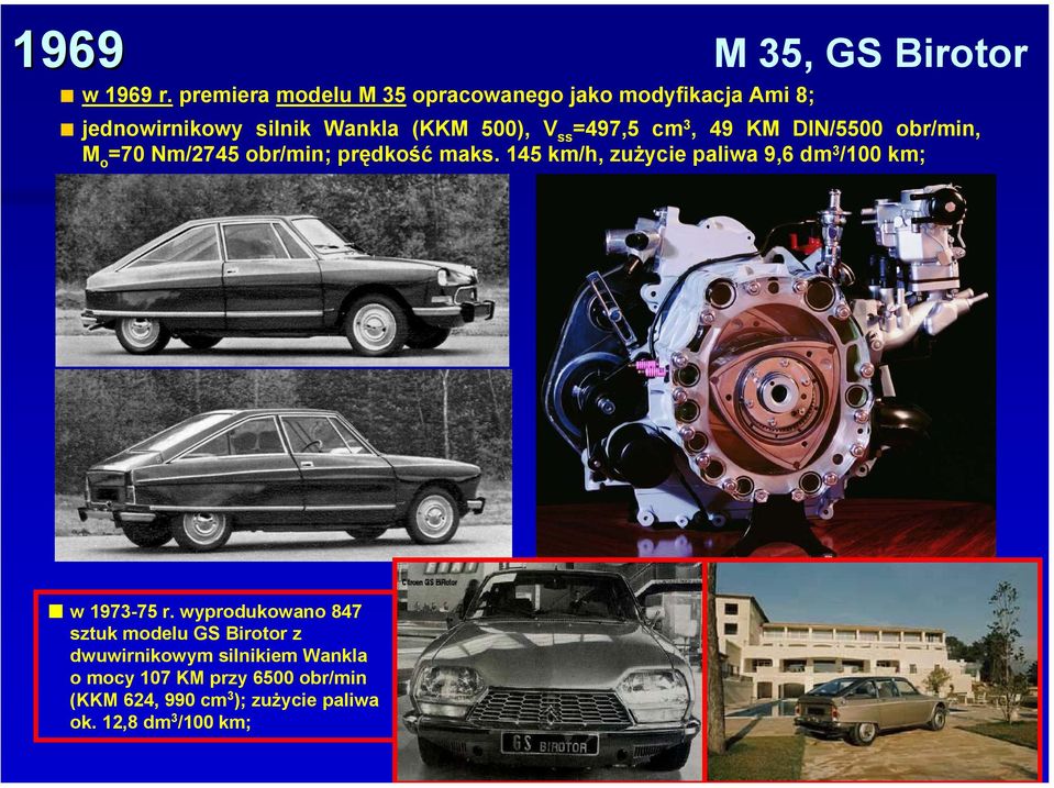 cm 3, 49 KM DIN/5500 obr/min, M o =70 Nm/2745 obr/min; prędkość maks.