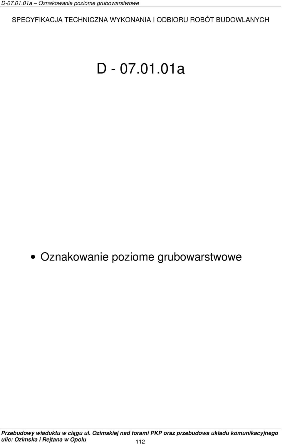 01a Oznakowanie poziome