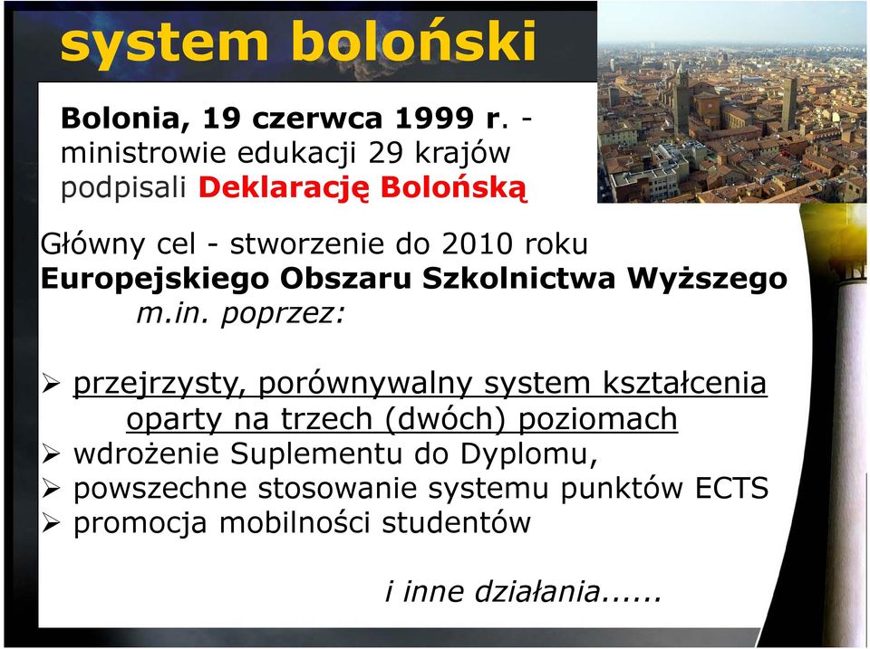 Obszaru Szkolnictwa Wyższego m.in.