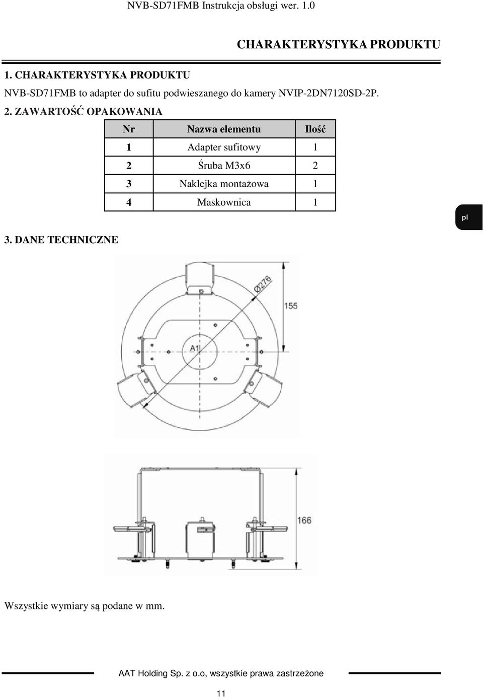 kamery NVIP-2DN7120SD-2P. 2.