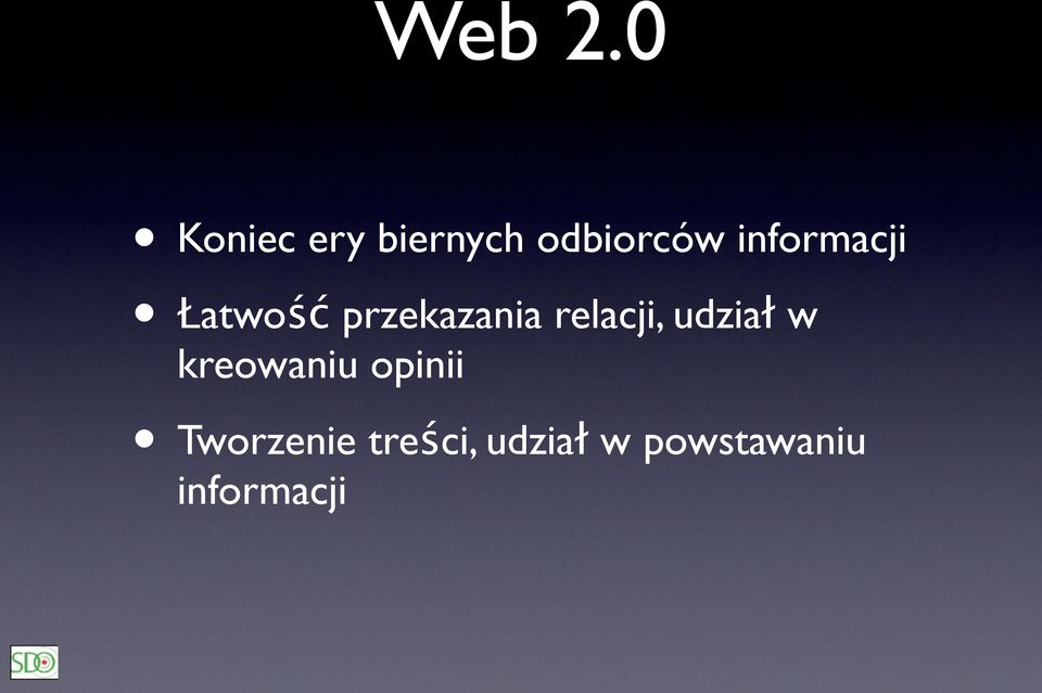 informacji Łatwość przekazania