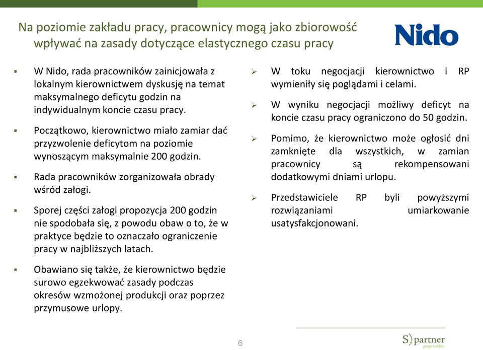 Rada pracowników zorganizowała obrady wśród załogi.