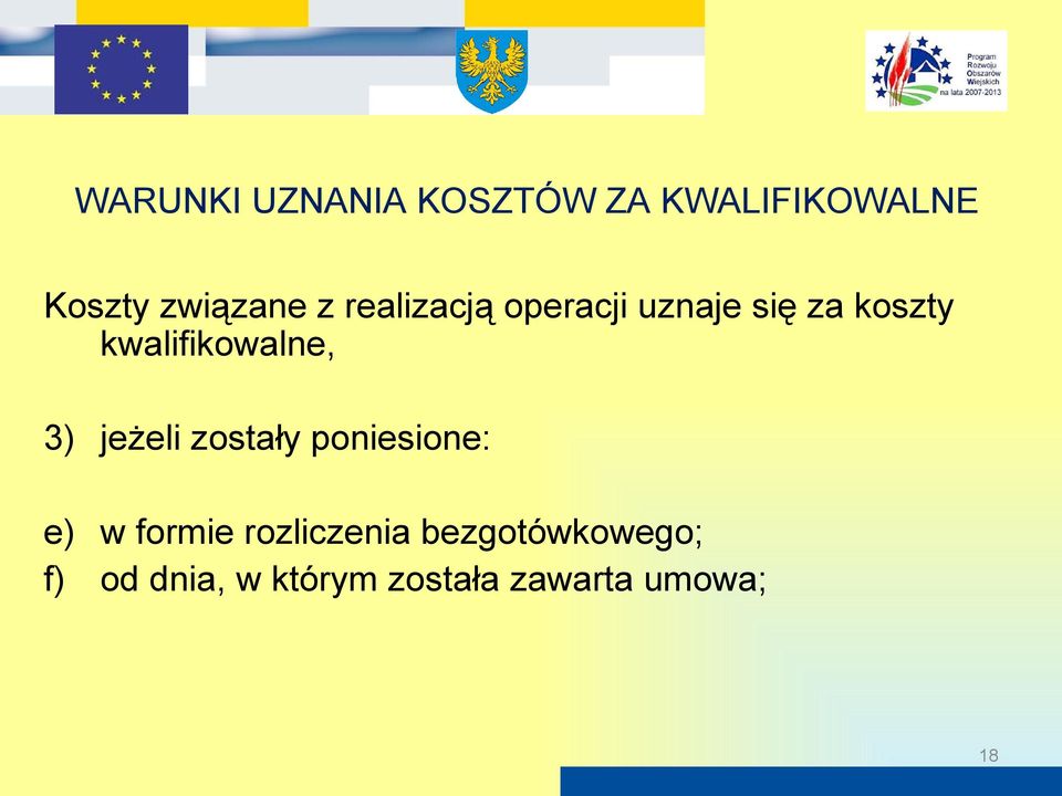 3) jeżeli zostały poniesione: e) w formie rozliczenia