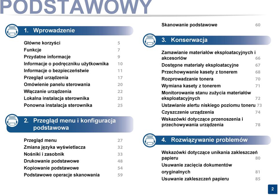 urządzenia 22 Lokalna instalacja sterownika 23 Ponowna instalacja sterownika 25 2.