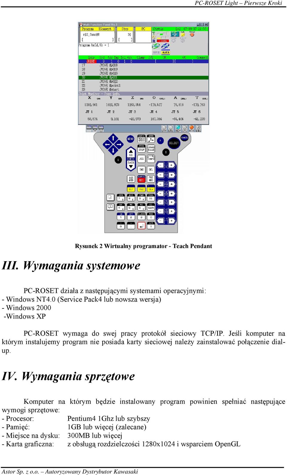 Jeśli komputer na którym instalujemy program nie posiada karty sieciowej należy zainstalować połączenie dialup. IV.