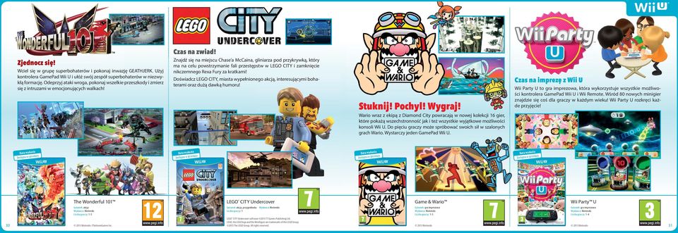 Znajdź się na miejscu Chase a McCaina, gliniarza pod przykrywką, który ma na celu powstrzymanie fali przestępstw w LEGO CITY i zamknięcie nikczemnego Rexa Fury za kratkami!