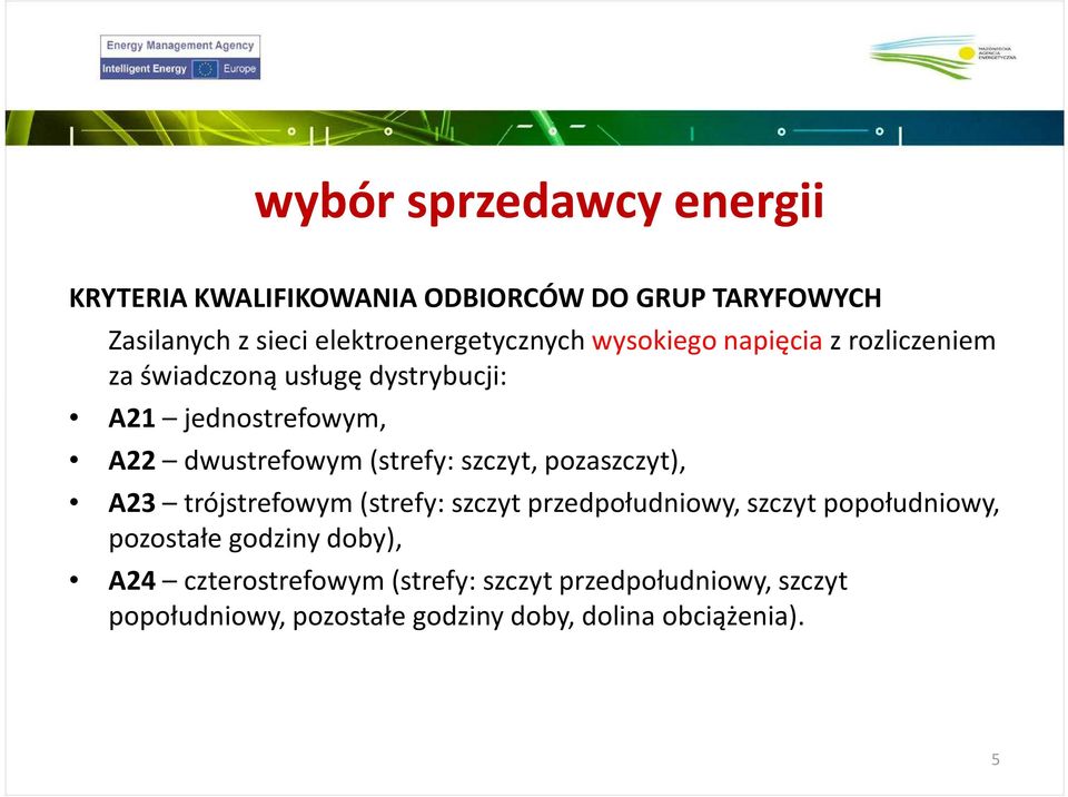 (strefy: szczyt przedpołudniowy, szczyt popołudniowy, pozostałe godziny doby), A24