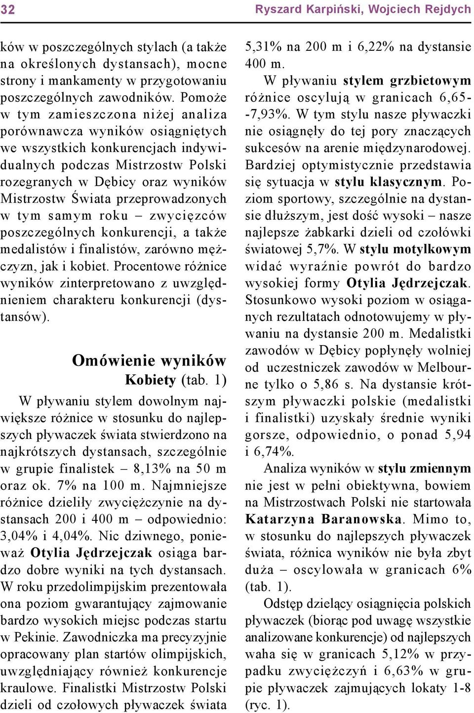 przeprowadzonych w tym samym roku zwycięzców poszczególnych konkurencji, a także medalistów i finalistów, zarówno mężczyzn, jak i kobiet.