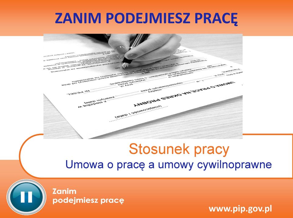 Umowa o pracę a umowy