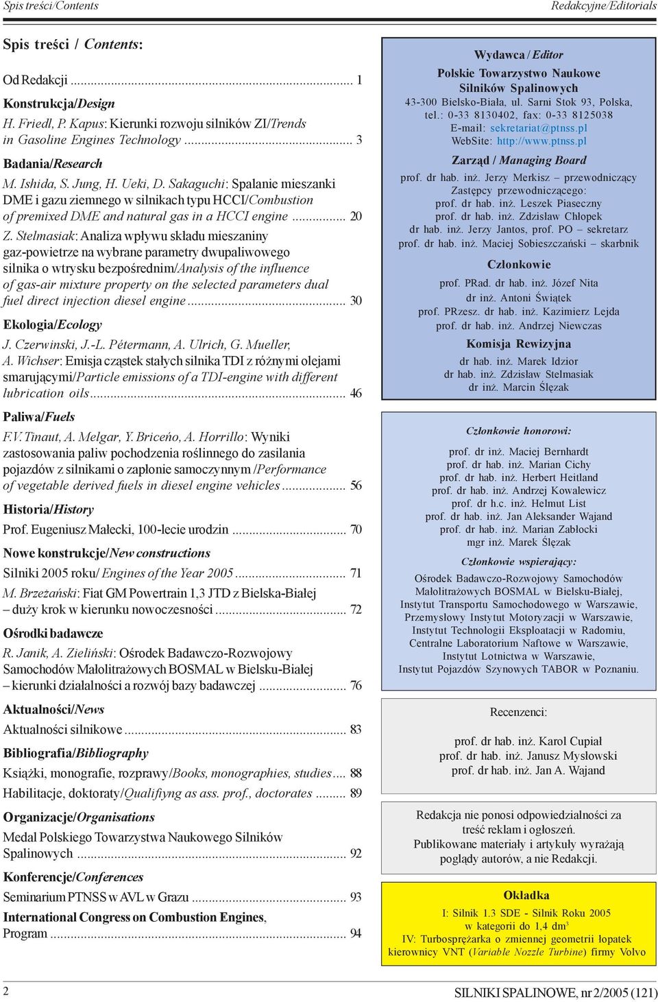 Stelmasiak: Analiza wp³ywu sk³adu mieszaniny gaz-powietrze na wybrane parametry dwupaliwowego silnika o wtrysku bezpoœrednim/analysis of the influence of gas-air mixture property on the selected