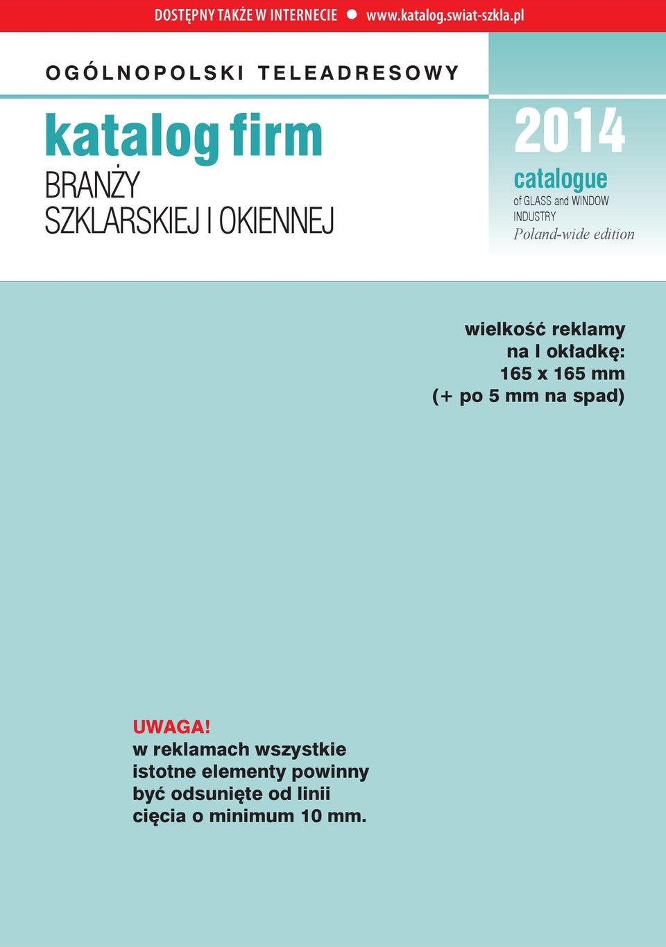 pl BRANŻY SZKLARSKIEJ I OKIENNEJ 2014 catalogue