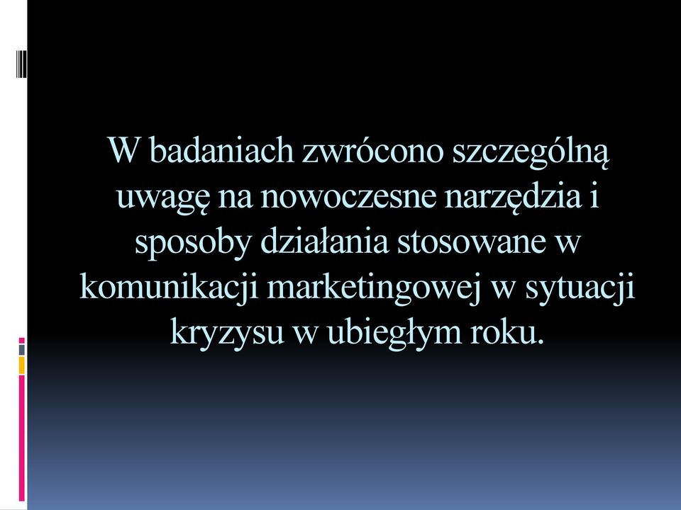 działania stosowane w komunikacji