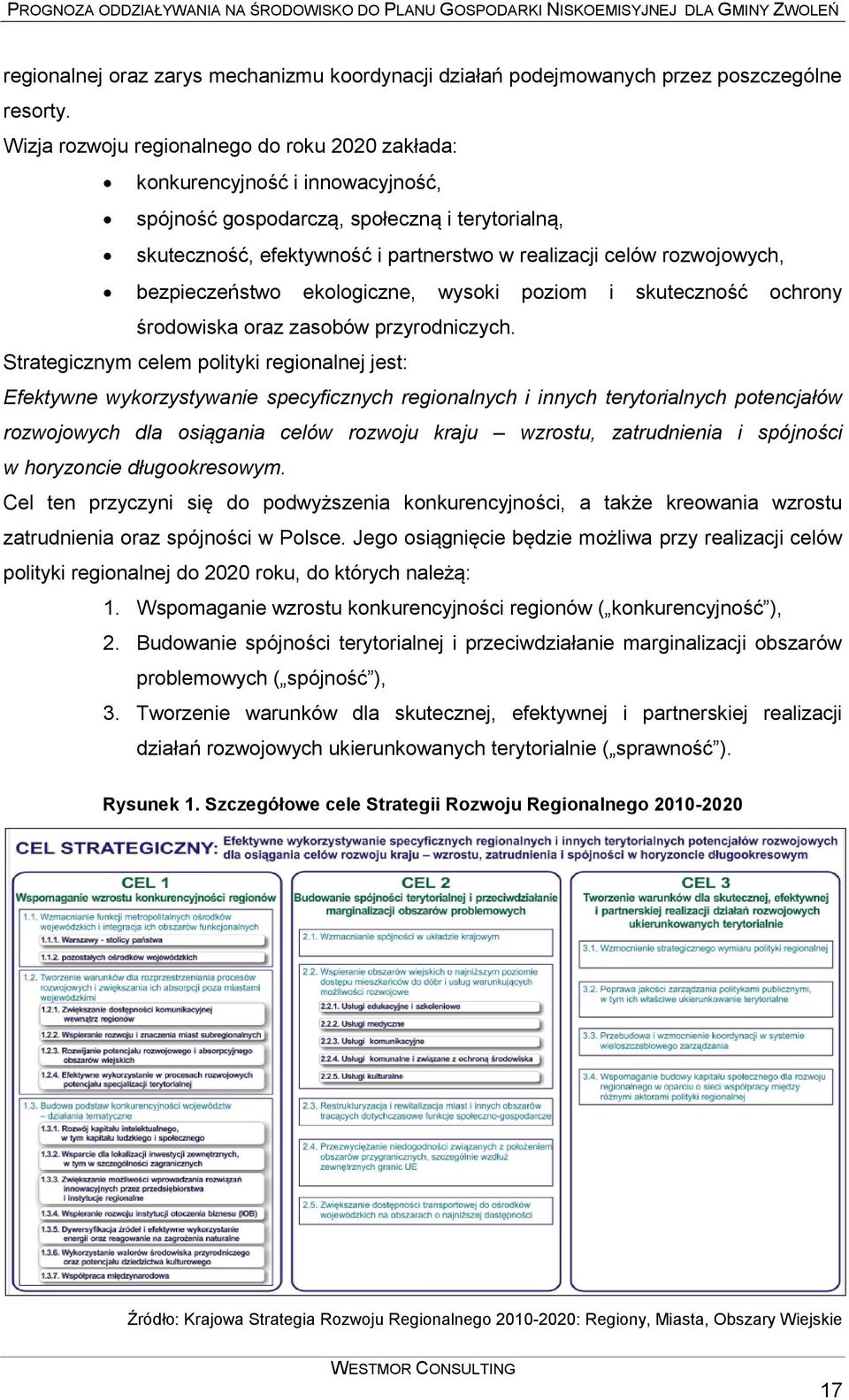 rozwojowych, bezpieczeństwo ekologiczne, wysoki poziom i skuteczność ochrony środowiska oraz zasobów przyrodniczych.