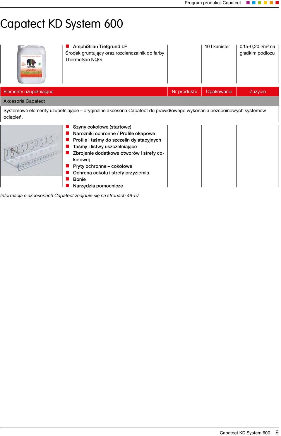 Capatect do prawidłowego wykonania bezspoinowych systemów ociepleń.