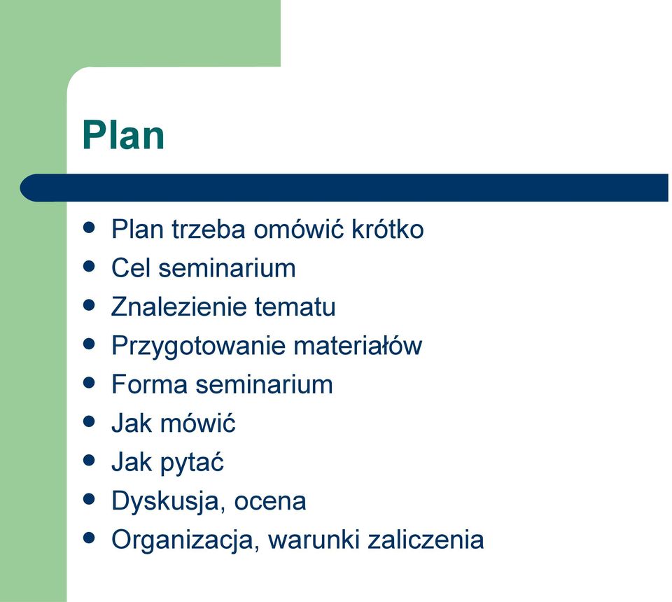 materiałów Forma seminarium Jak mówić Jak