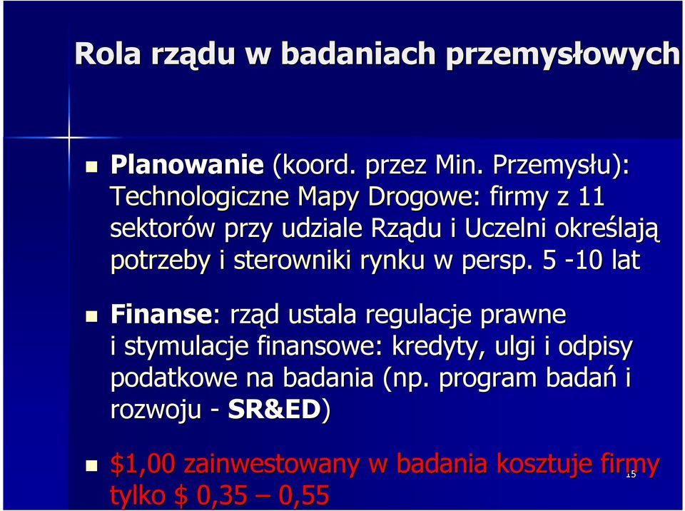 potrzeby i sterowniki rynku w persp.