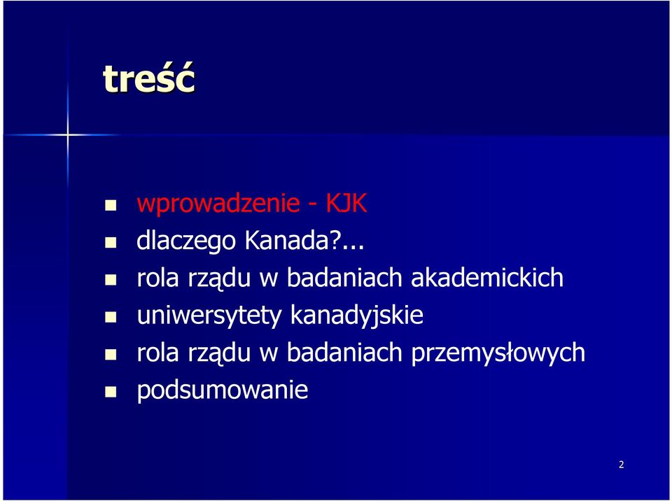 ... rola rządu w badaniach akademickich