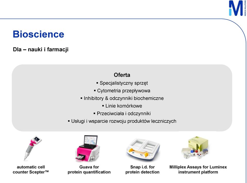 wsparcie rozwoju produktów leczniczych automatic cell counter Scepter Guava for protein