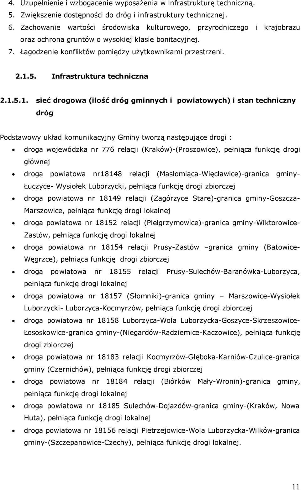 Infrastruktura techniczna 2.1.