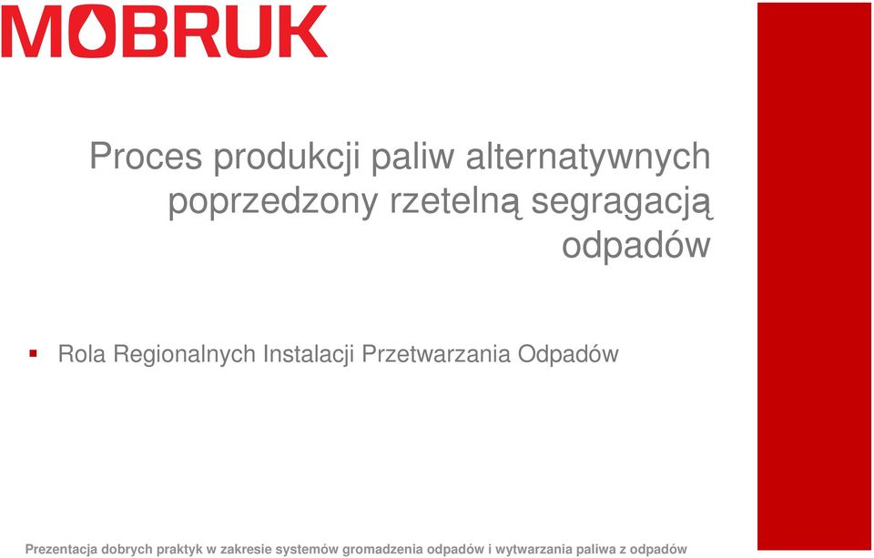 rzetelną segragacją odpadów