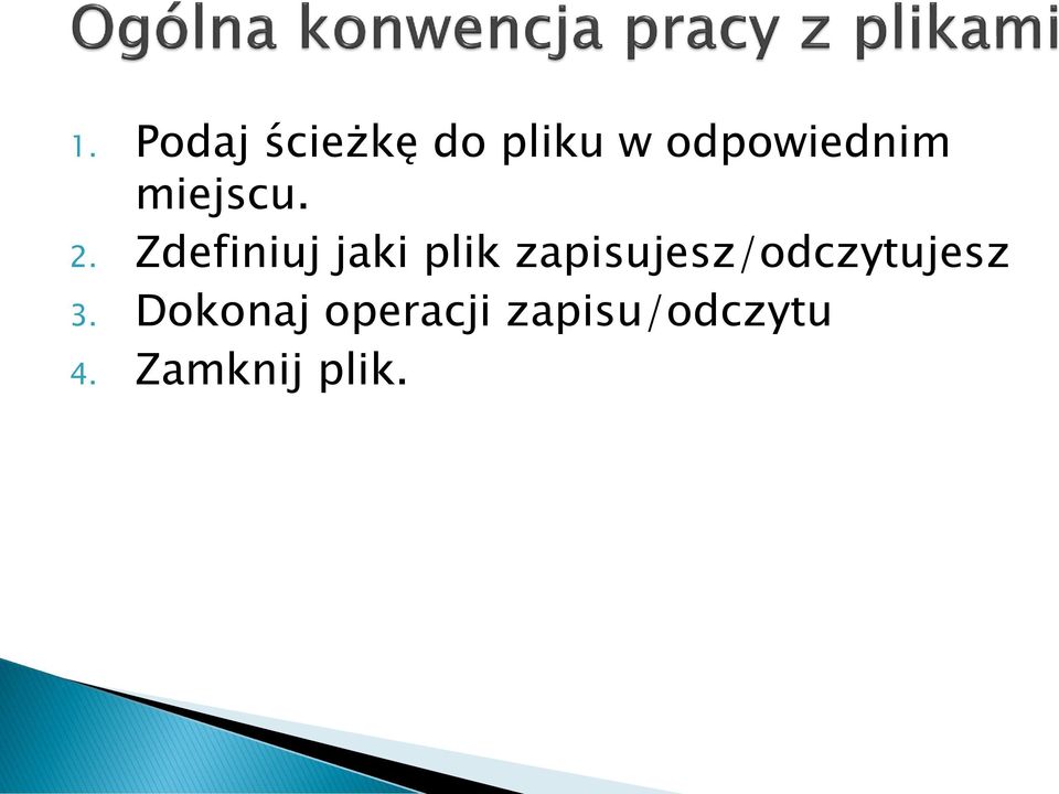 Zdefiniuj jaki plik