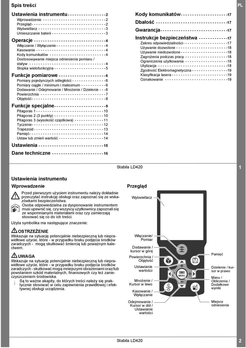 - - - - - - - -4 Włączane / Wyłączane - - - - - - - - - - - - - - - - - - - - - - 4 Kasowane - - - - - - - - - - - - - - - - - - - - - - - - - - - - - - -4 Kody komunkatów - - - - - - - - - - - - - -