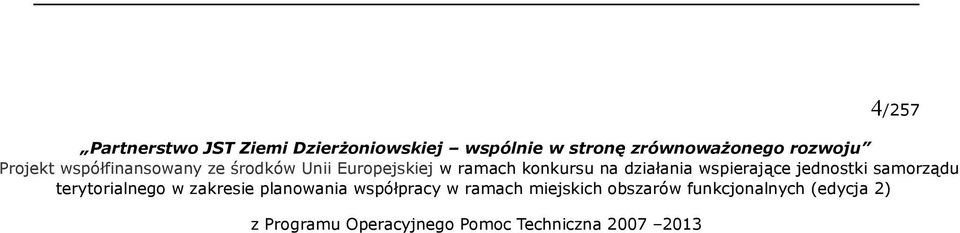 wspierające jednostki samorządu terytorialnego w zakresie planowania współpracy w ramach