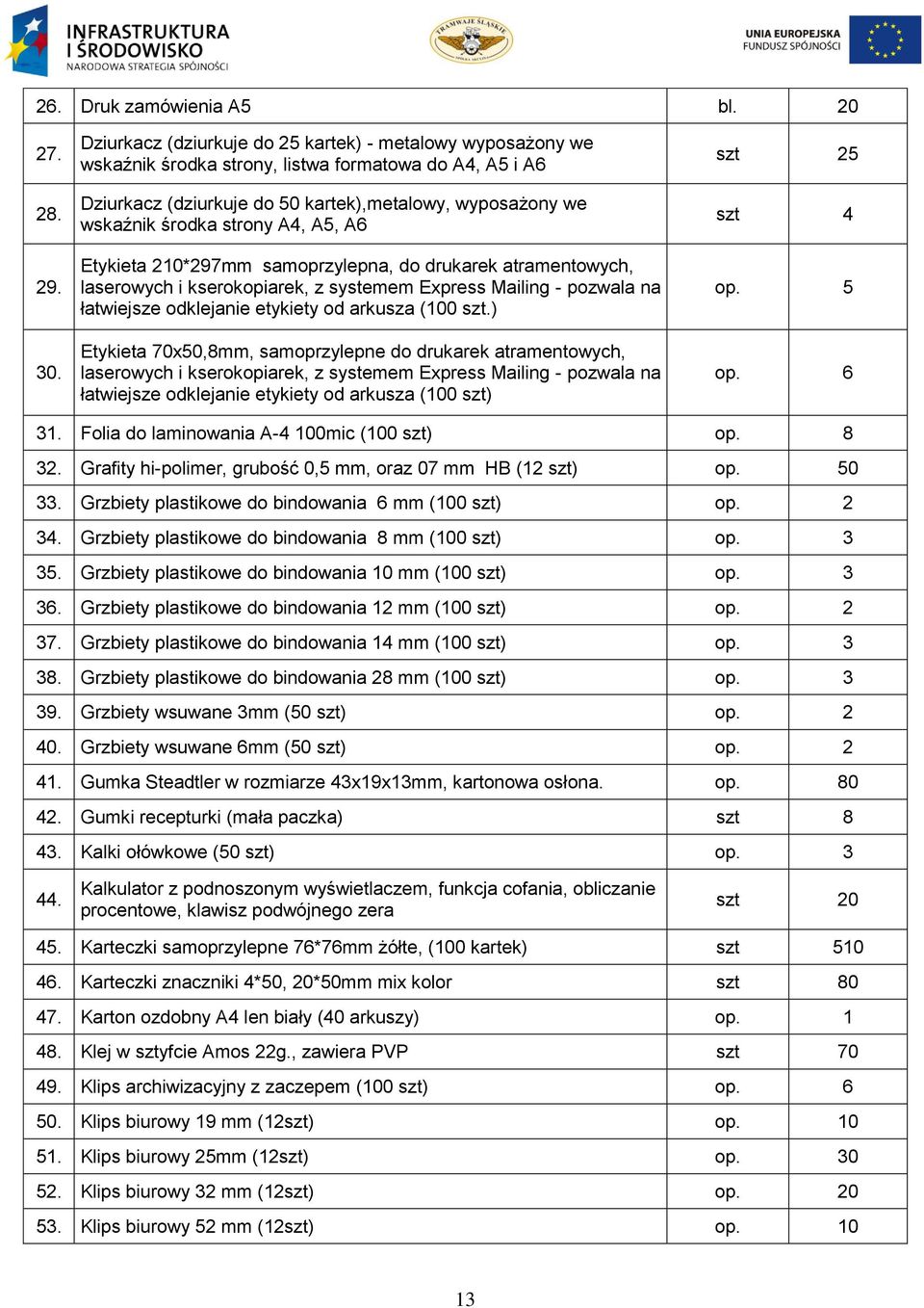 A4, A5, A6 Etykieta 210*297mm samoprzylepna, do drukarek atramentowych, laserowych i kserokopiarek, z systemem Express Mailing - pozwala na łatwiejsze odklejanie etykiety od arkusza (100 szt.