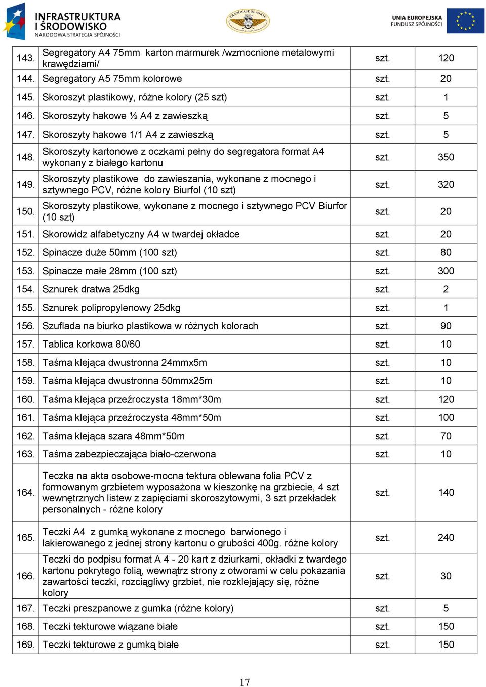 Skoroszyty kartonowe z oczkami pełny do segregatora format A4 wykonany z białego kartonu Skoroszyty plastikowe do zawieszania, wykonane z mocnego i sztywnego PCV, różne kolory Biurfol (10 szt)