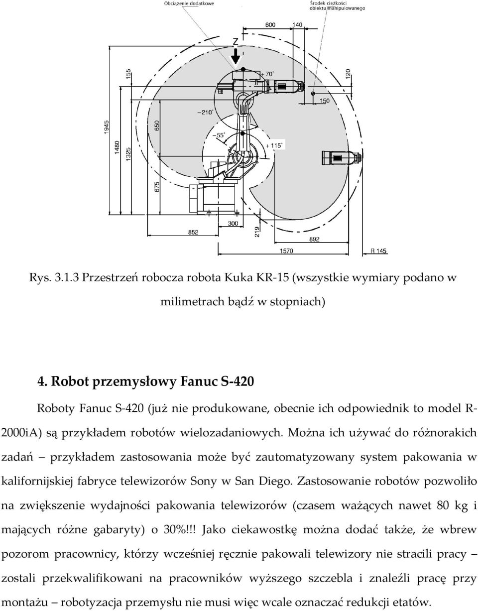 Można ich używać do różnorakich zadań przykładem zastosowania może być zautomatyzowany system pakowania w kalifornijskiej fabryce telewizorów Sony w San Diego.