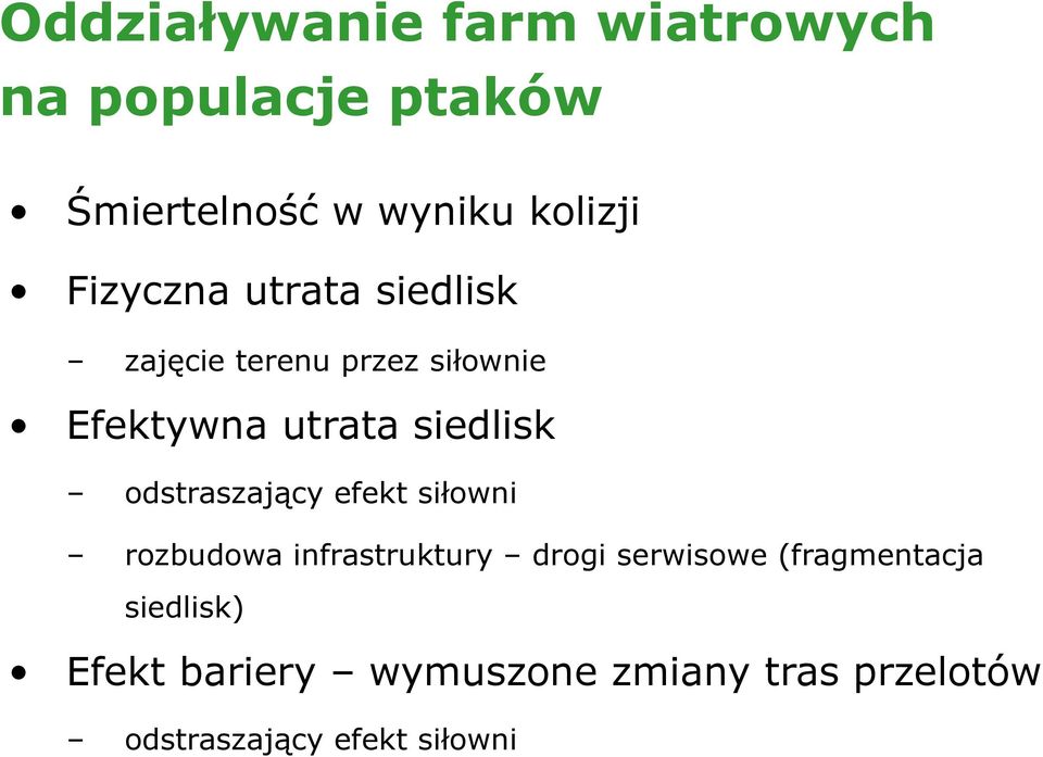 odstraszający efekt siłowni rozbudowa infrastruktury drogi serwisowe