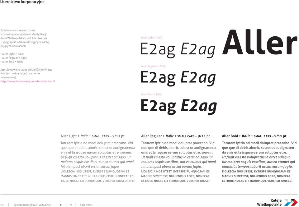 com/browse/fonts/ Aller Light + Italic E2ag E2ag Aller Regular + Italic E2ag E2ag Aller Aller Bold + Italic E2ag E2ag Aller Light + Italic + small caps 9/11 pt Aller Regular + Italic + small caps