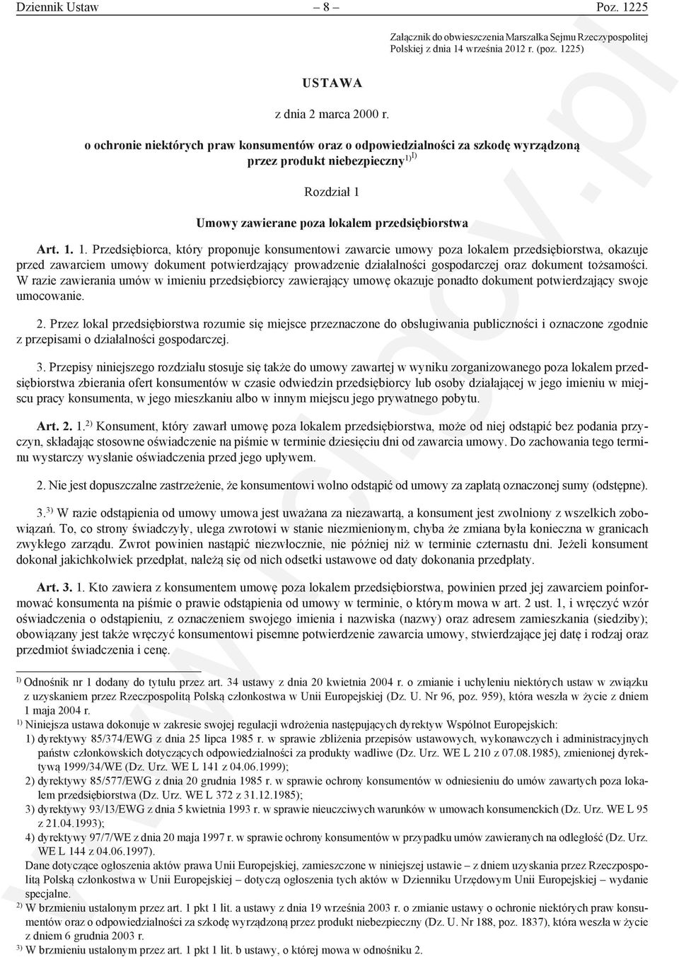 I) Rozdział 1 
