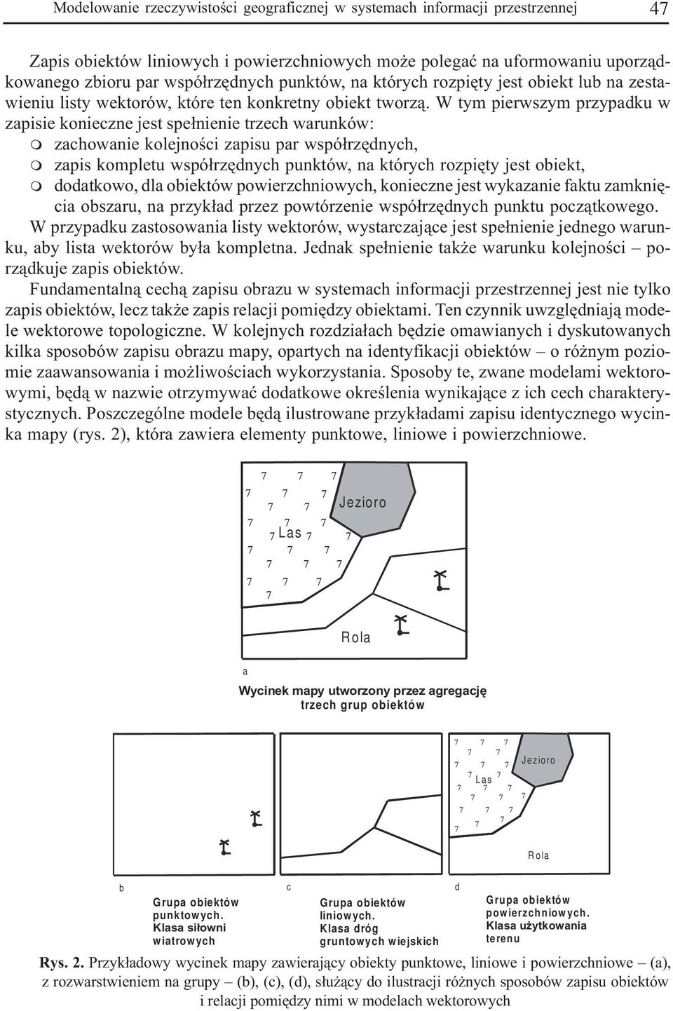 W tym pierwszym przypadku w zapisie konieczne jest spe³nienie trzech warunków: m zachowanie kolejnoœci zapisu par wspó³rzêdnych, m m zapis kompletu wspó³rzêdnych punktów, na których rozpiêty jest