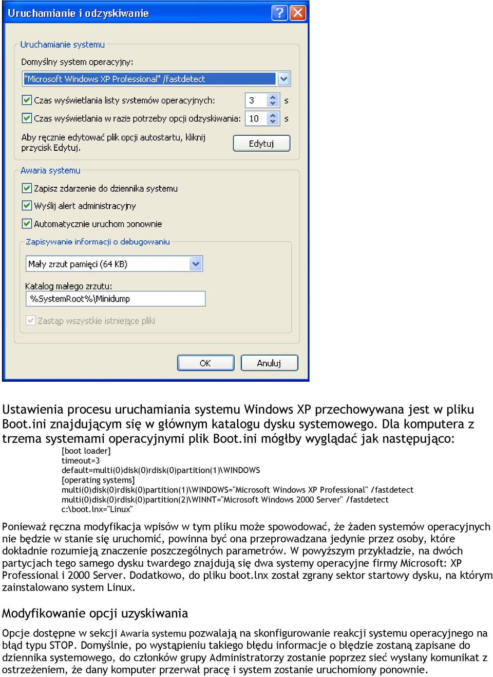 Professional" /fastdetect multi(0)disk(0)rdisk(0)partition(2)\winnt="microsoft Windows 2000 Server" /fastdetect c:\boot.