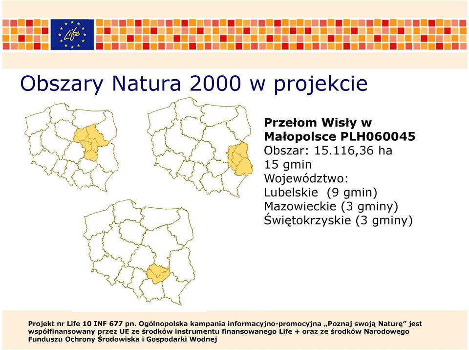 Świętokrzyskie (3 gminy) współfinansowany przez UE ze środków instrumentu