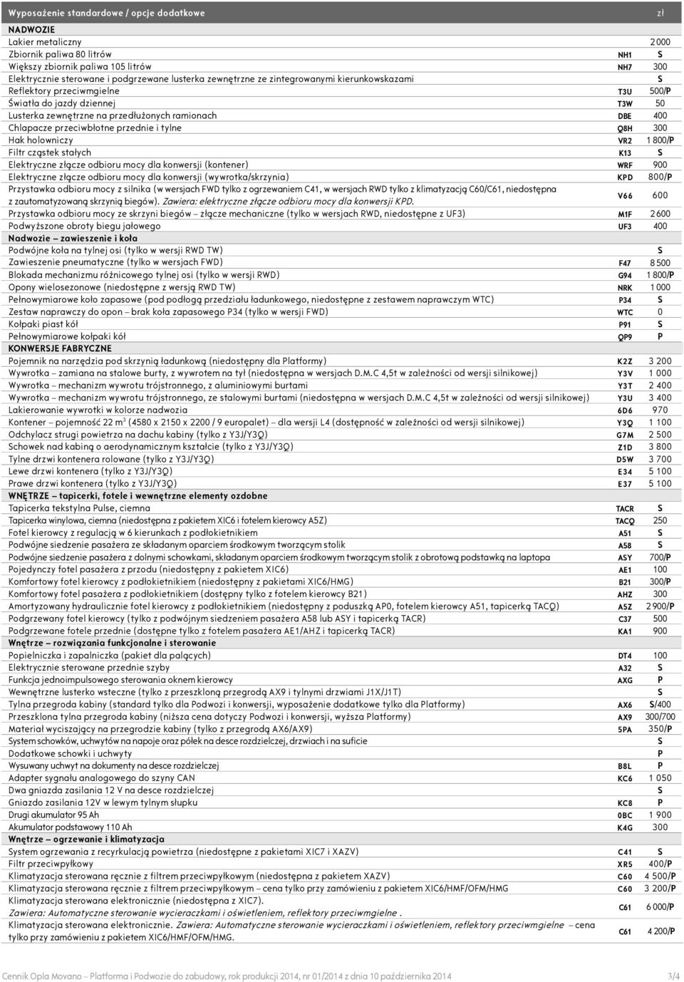 przednie i tylne Q8H 300 Hak holowniczy VR2 1 800/P Filtr cząstek stałych K13 Elektryczne złącze odbioru mocy dla konwersji (kontener) WRF 900 Elektryczne złącze odbioru mocy dla konwersji