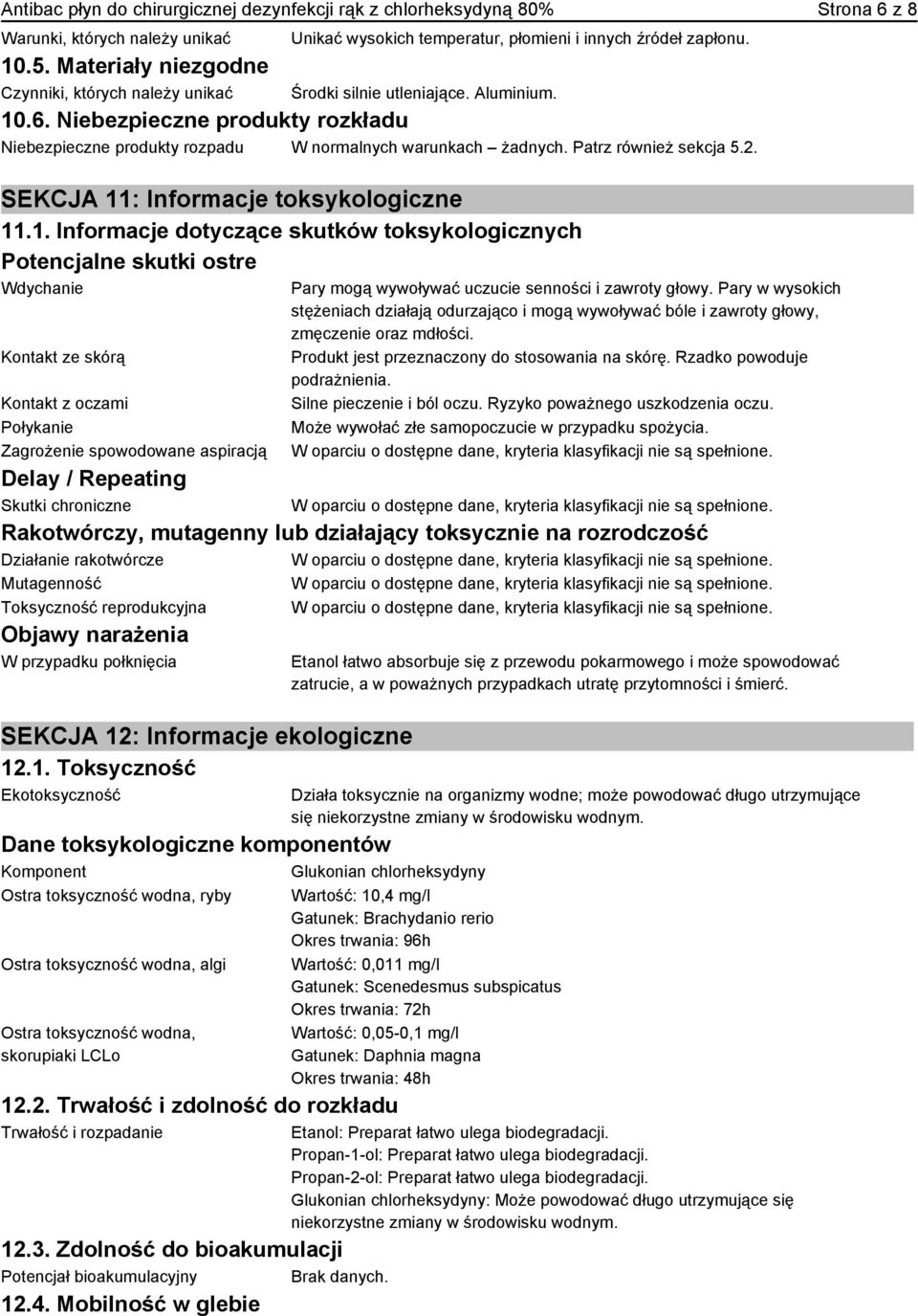 Patrz również sekcja 5.2. SEKCJA 11