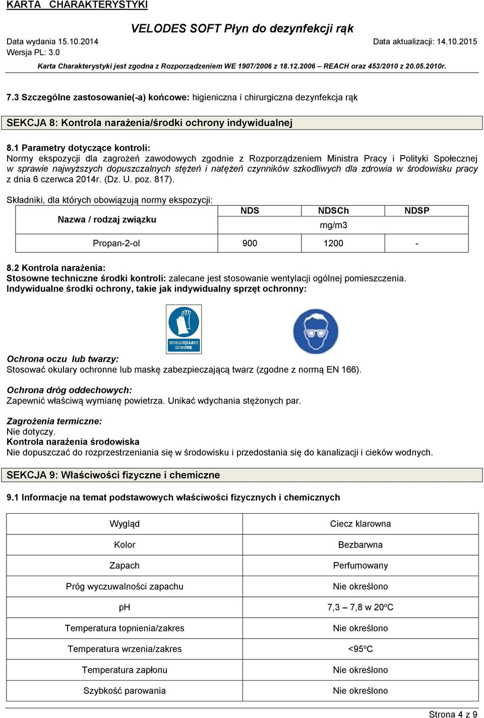 szkodliwych dla zdrowia w środowisku pracy z dnia 6 czerwca 2014r. (Dz. U. poz. 817).