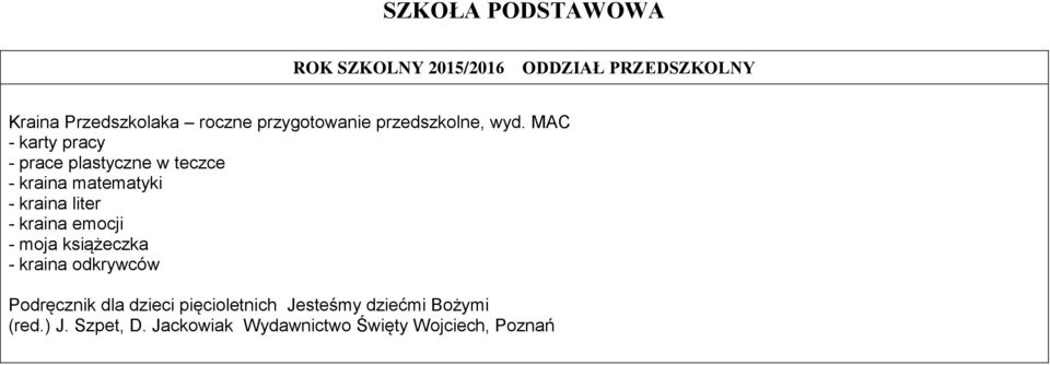 MAC - karty pracy - prace plastyczne w teczce - kraina matematyki - kraina liter - kraina