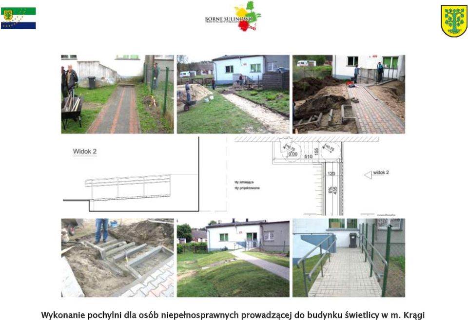 prowadzącej do budynku