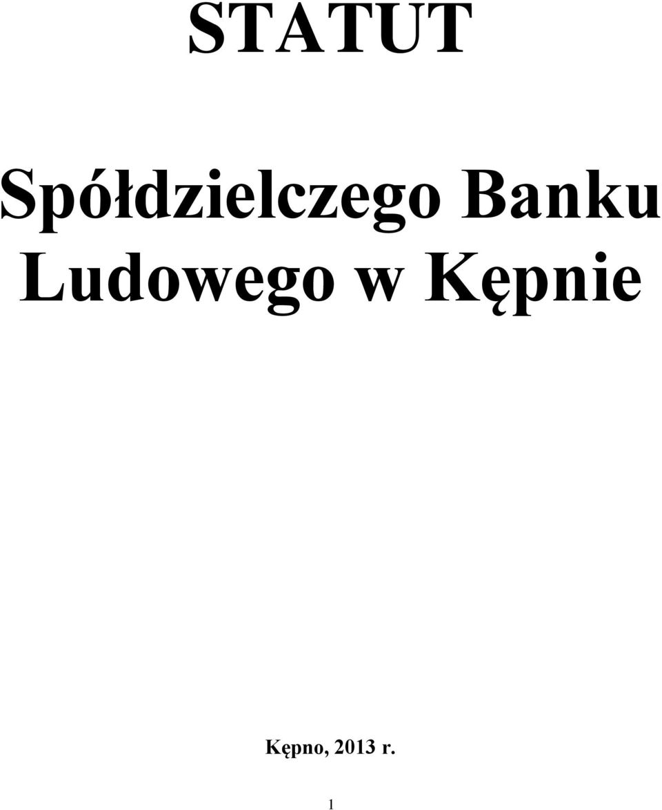 Banku Ludowego