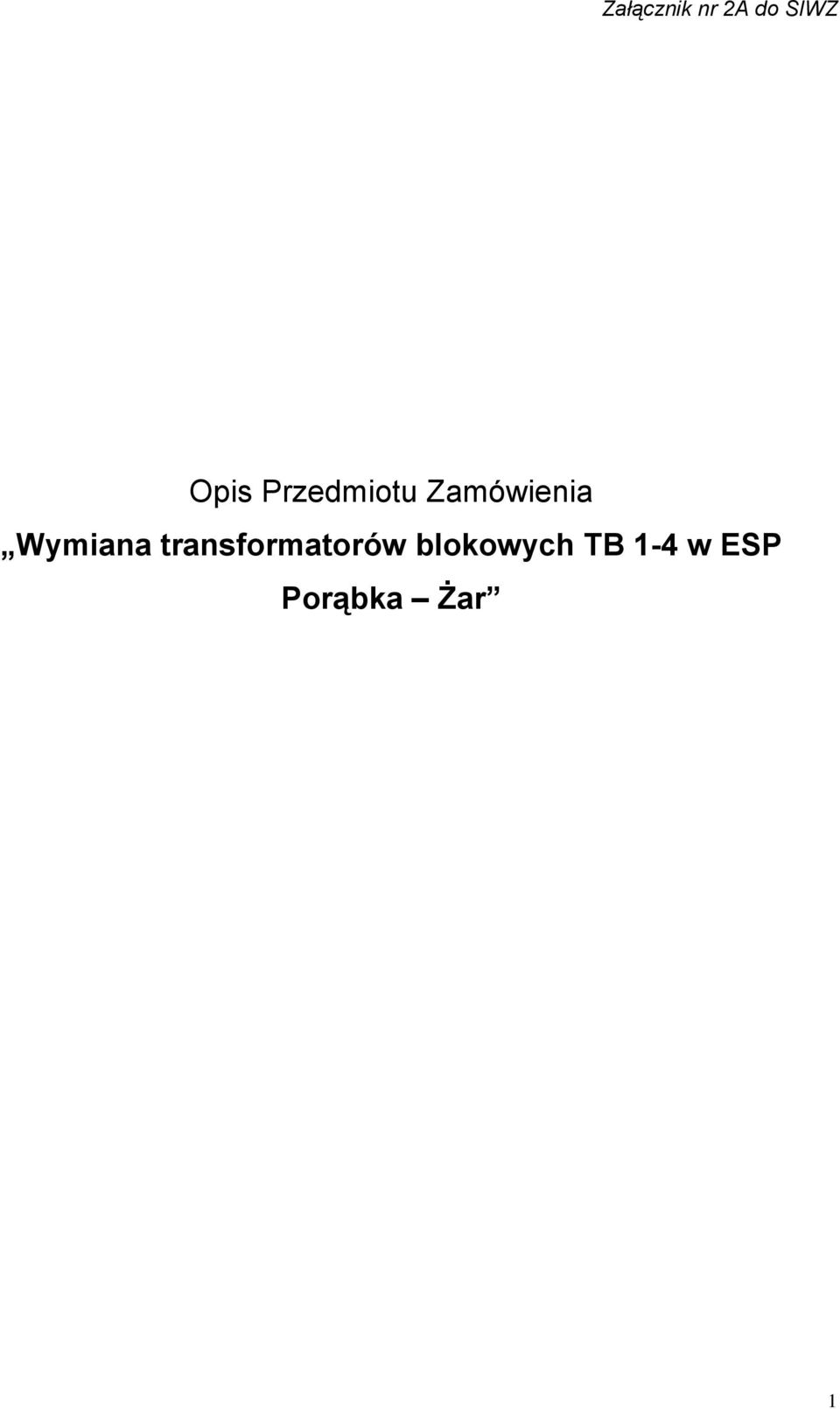 Wymiana transformatorów