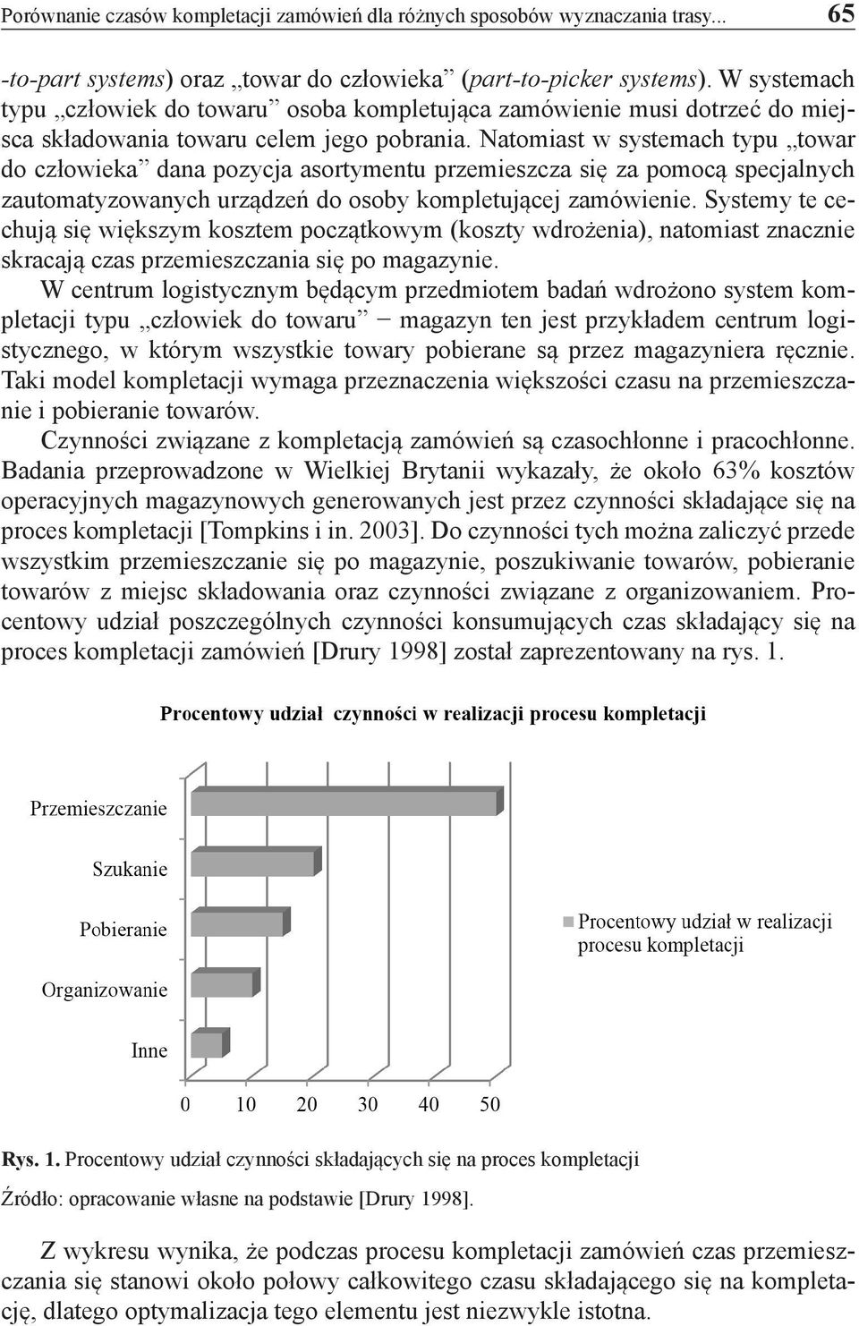 Natomiast w systemach typu towar do człowieka dana pozycja asortymentu przemieszcza się za pomocą specjalnych zautomatyzowanych urządzeń do osoby kompletującej zamówienie.