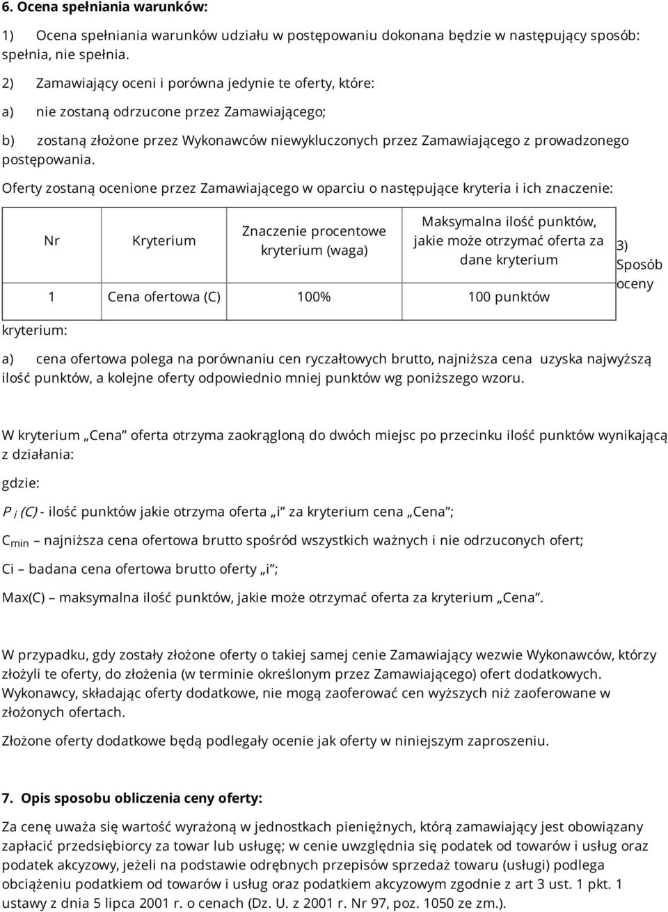 postępowania.