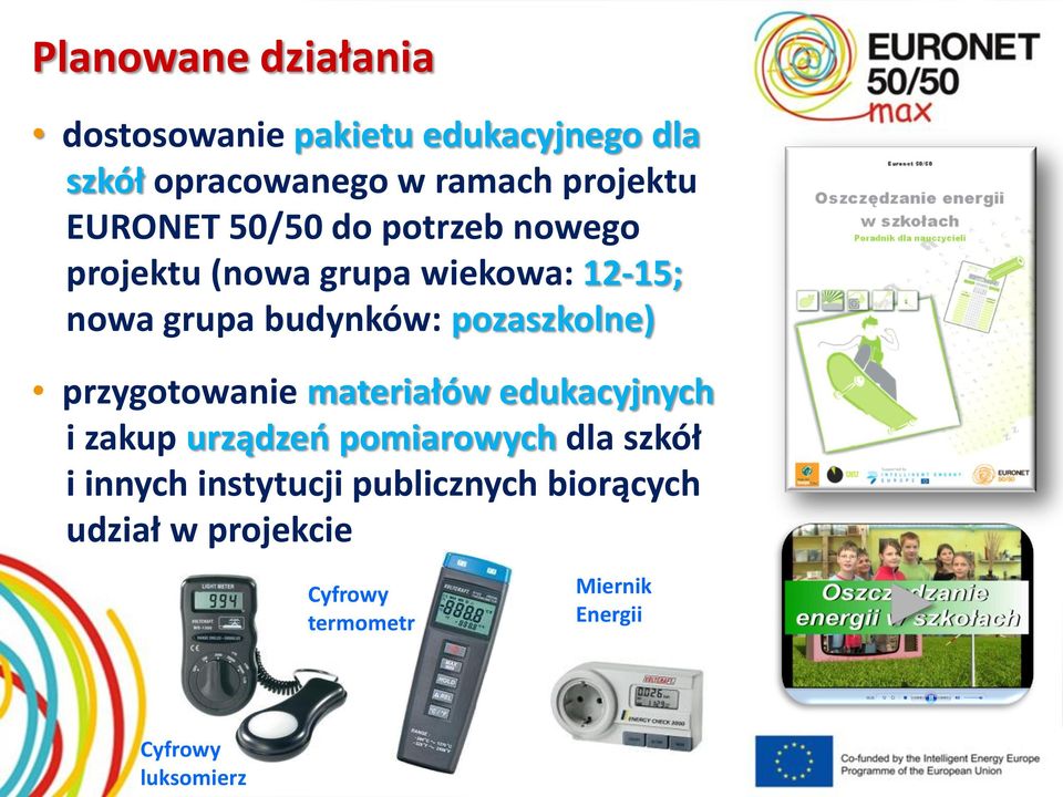 pozaszkolne) przygotowanie materiałów edukacyjnych i zakup urządzeń pomiarowych dla szkół i