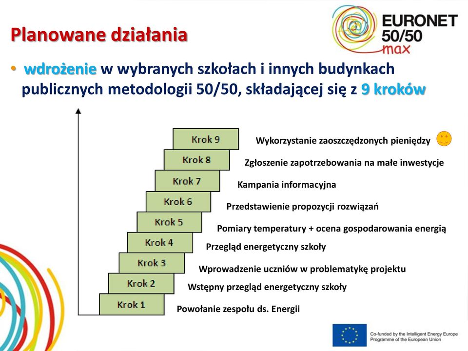 informacyjna Przedstawienie propozycji rozwiązań Pomiary temperatury + ocena gospodarowania energią Przegląd