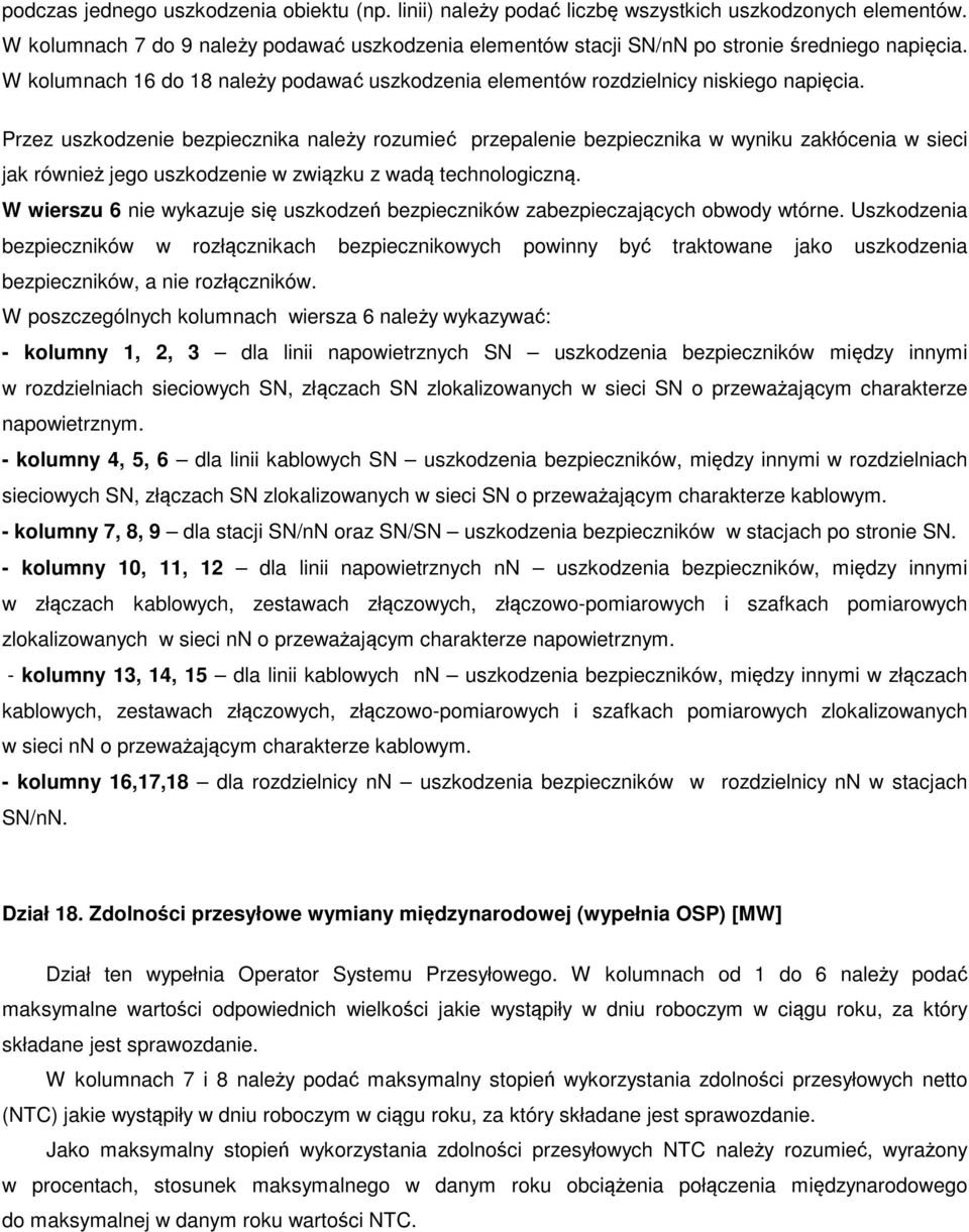 Przez uszkodzenie bezpiecznika należy rozumieć przepalenie bezpiecznika w wyniku zakłócenia w sieci jak również jego uszkodzenie w związku z wadą technologiczną.